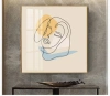Square abstract figure crystal porcelain painting 70*70 details Picture